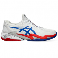 TÊNIS ASICS COURT FF 3 NOVAK - WHITE/ASICS BLUE